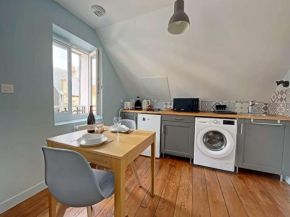 Studio rénové cœur centre-ville, tout confort avec wifi, TV et lave-linge, proche commerces - Berck - FR-1-646-15